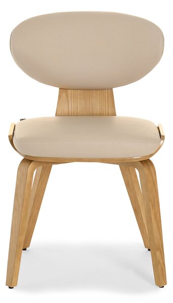 Scaun Juliana (bej + stejar). Promo -14%. 1111085