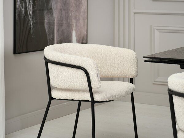 Scaun Sorento (crem + negru). Promo -14%. 1111276