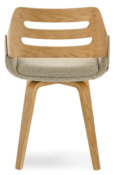 Scaun Theo K (bej + stejar). Promo -14%. 1111280