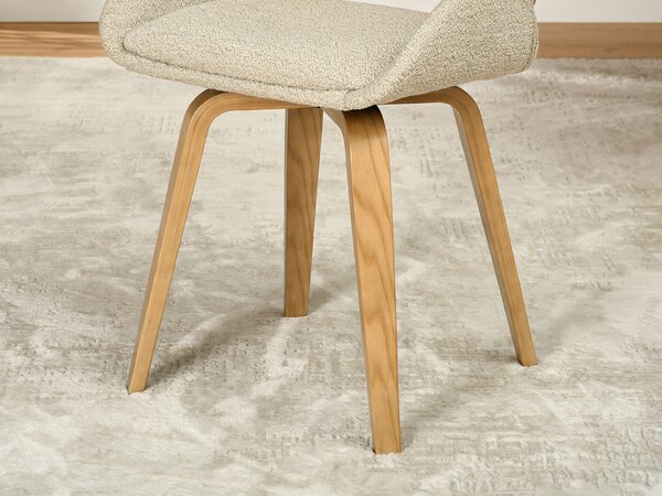 Scaun Theo K (bej + stejar). Promo -14%. 1111280
