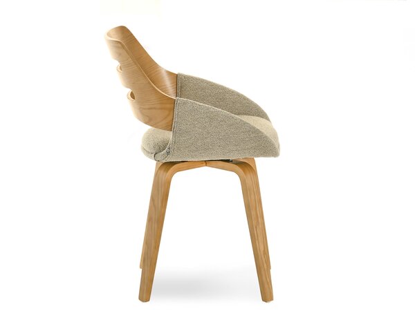 Scaun Theo K (bej + stejar). Promo -14%. 1111280