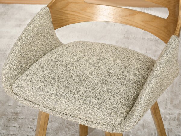 Scaun Theo K (bej + stejar). Promo -14%. 1111280