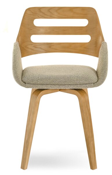 Scaun Theo K (bej + stejar). Promo -14%. 1111280