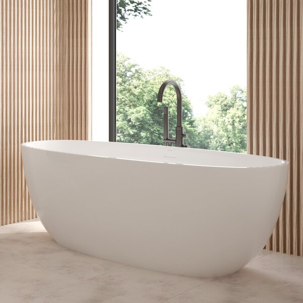 Oltens Stora cadă freestanding 150x72 cm ovală alb 12008000