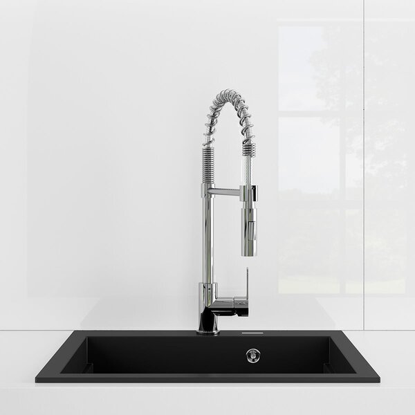 Oltens Gravan chiuvetă din granit 57x51.5 cm negru 72000300