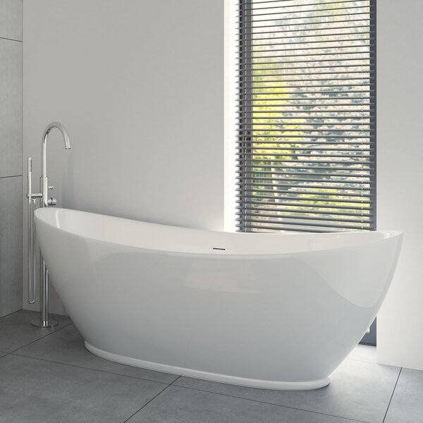 Oltens Folda cadă freestanding 170x72 cm ovală alb 12010000