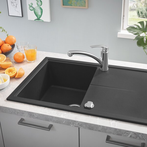 Grohe K400 chiuvetă din granit 78x50 cm negru 31639AP0