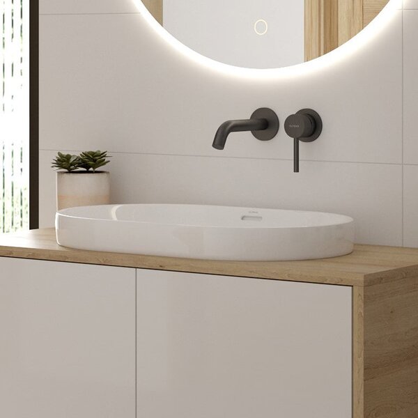 Oltens Tive lavoar 61x40 cm ovale încastrat alb luciu 40823000