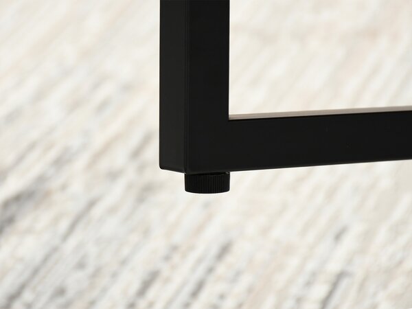 Masă de sufragerie Bird (nuc + negru). Promo -15%. 1111741