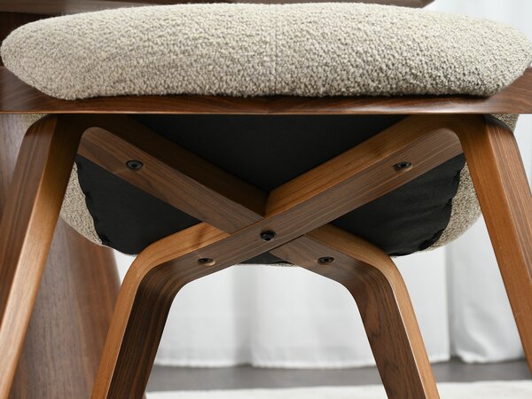 Scaun Lila K (bej + nuc). Promo -13%. 1111102