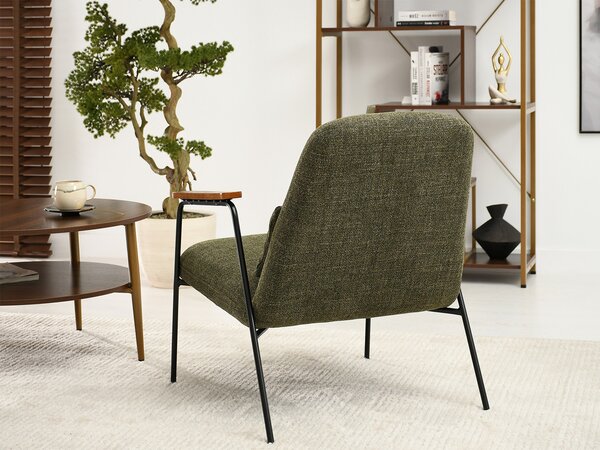 Fotoliu Elba (verde + nuc). Promo -18%. 1110002