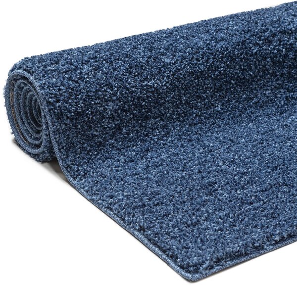 Traversa Shaggy Soft Bruno Banani albastru inchis 80/250 cm