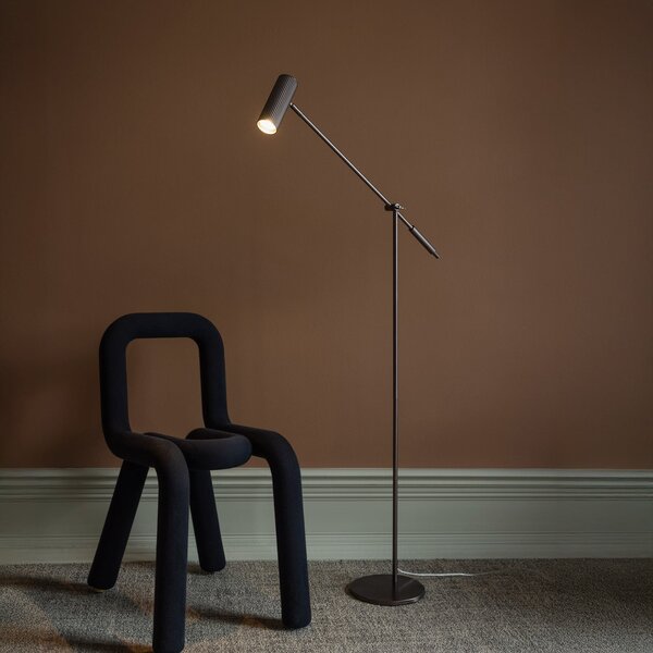 Globen Lighting Lampadar Hubble READ, bronz, metal, Bronz / Alamă Veche, Camera de zi / sufragerie, Metal, Scandinavă, Umbrelă în picioare