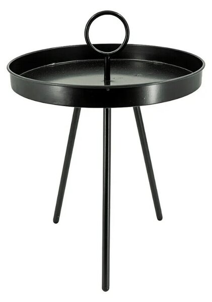 Masuta de gradina SIRVON metalica 50x70 cm, neagra