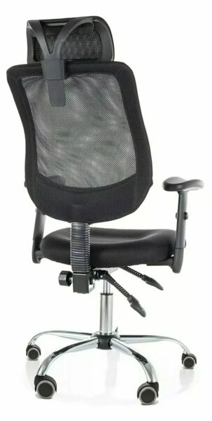 Scaun de birou negru FLEXISEAT Q-118RC