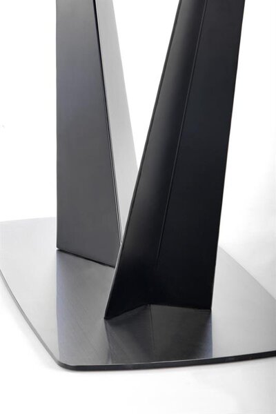 Masă de sufragerie extensibilă 160-220 cm Fredda (negru + gri) (pentru 6 8 persoane). 1048853