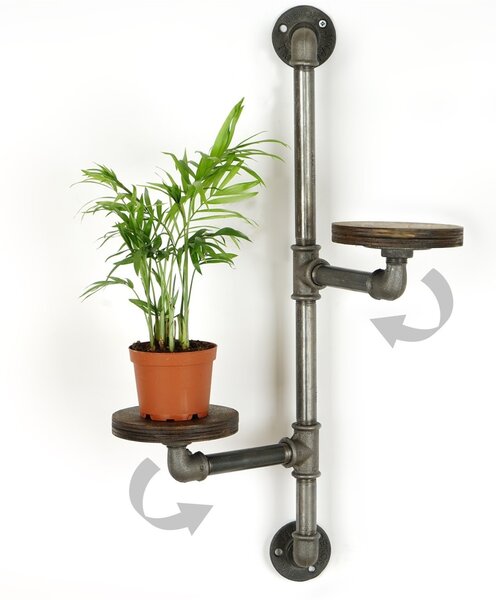 Jardinieră BORURAF262 Argintiu 60x47x15 cm