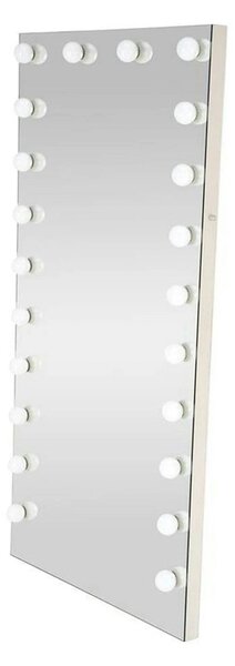 Oglinda PEARL, argintiu, cu iluminare LED, 87x170 cm