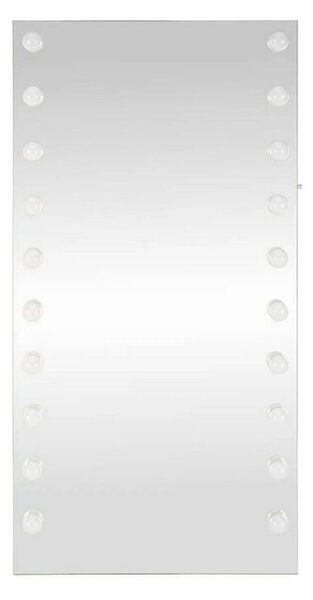 Oglinda PEARL, argintiu, cu iluminare LED, 87x170 cm