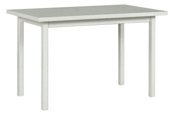 Masa extensibila MAX 10, alb, lemn de fag/PAL, 120/160x70x75 cm