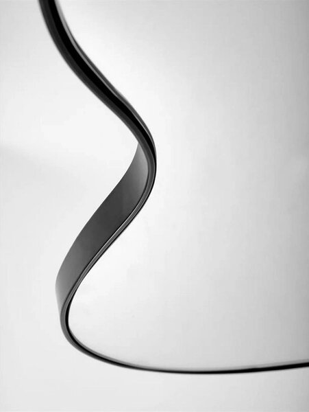 Oglinda ESSENT, negru, 56x90 cm