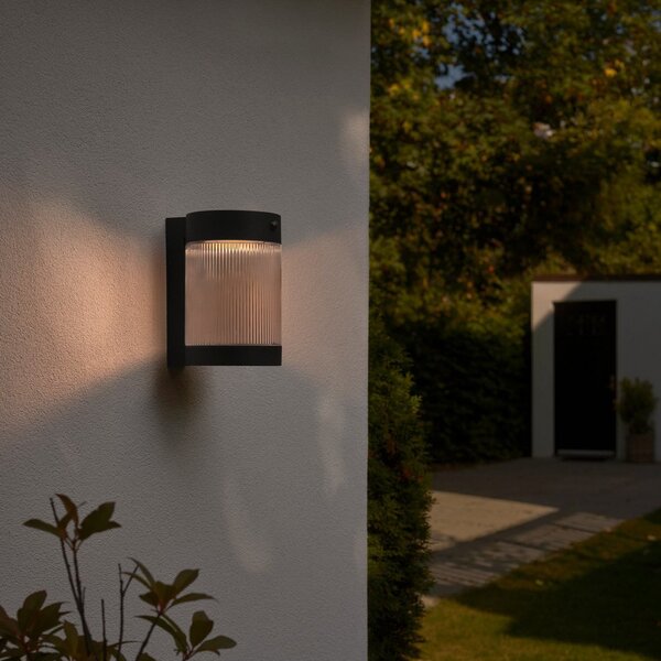Nordlux Lampă solară de exterior Coupar, negru, plastic, IP44, Negru, Plastic
