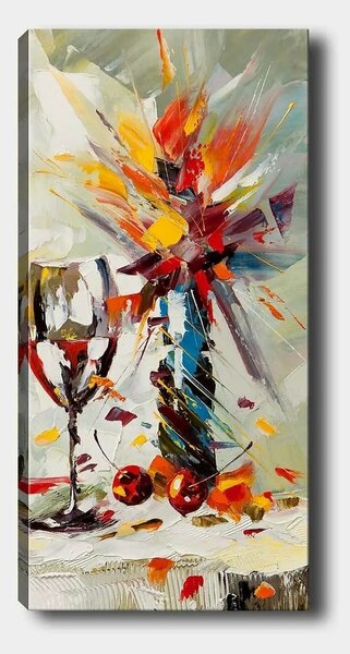 Tablou 483TNS2116, multicolor, panza, 30x80 cm