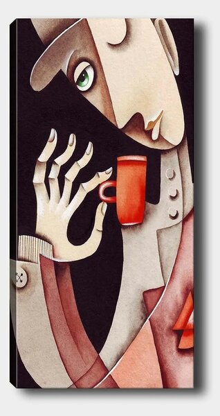 Tablou 483TNS1918, multicolor, panza, 30x80 cm