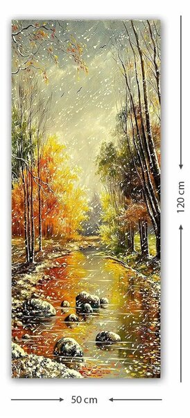Tablou 451ERN1906, multicolor, panza, 50x120 cm
