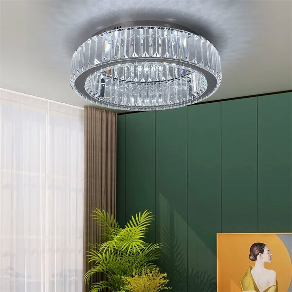 LAMPĂ DE CRISTAL APP1742-C 40 cm CHROME