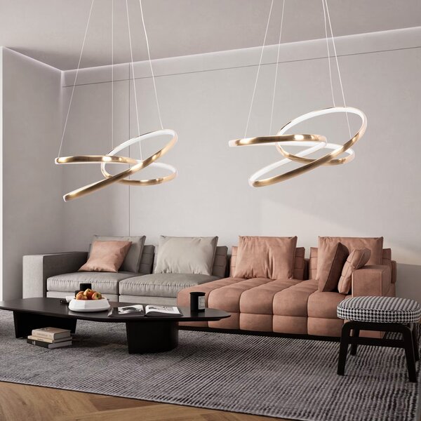 Lampa LED G005-CP Gold