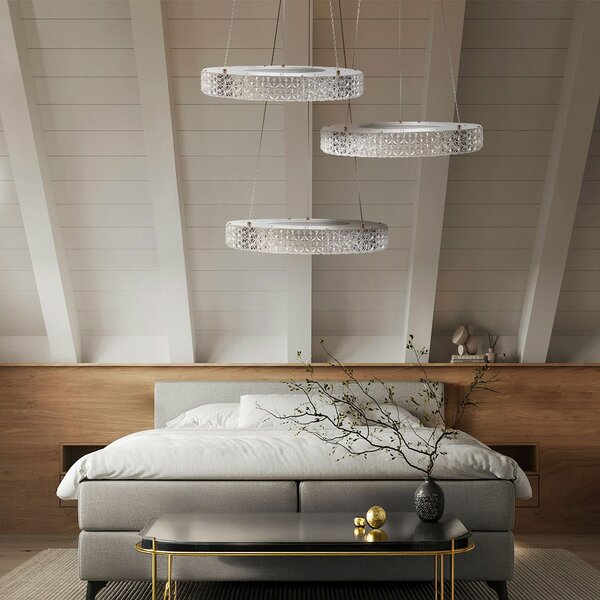 Lampa LED MS001-CP ROSE GOLD 40cm