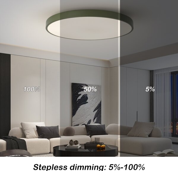 Brilagi-LED Corp de iluminat cu dimmer POOL SMART LED/100W/230V 80 cm Wi-Fi Tuya+telecomandă, verde