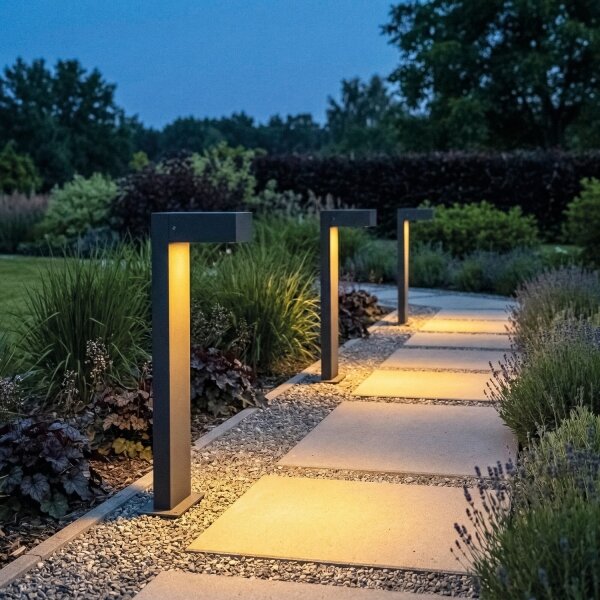 Kanlux 46391 - Lampă de exterior LEGINO 1xGX53/11W/230V 50 cm IP65 antracit