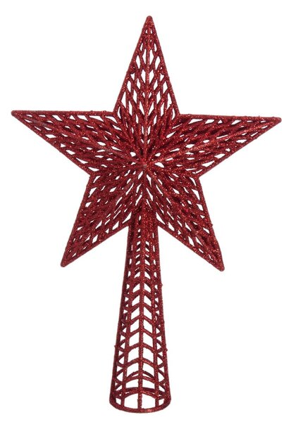 Vârf roșu pentru pomul de Crăciun Casa Selección, ø 18 cm