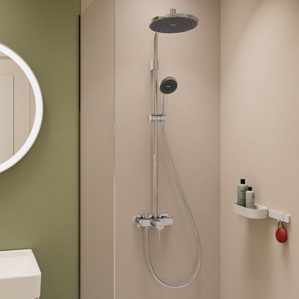 Hansgrohe Activera S set de duș perete cu duș de ploaie crom 28875000