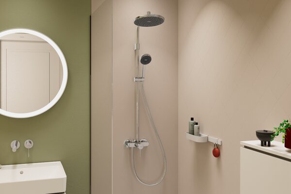 Hansgrohe Activera S set de duș perete cu duș de ploaie crom 28875000