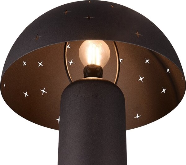 Reality - Lampă de masă SETA 1xE14/28W/230V neagră
