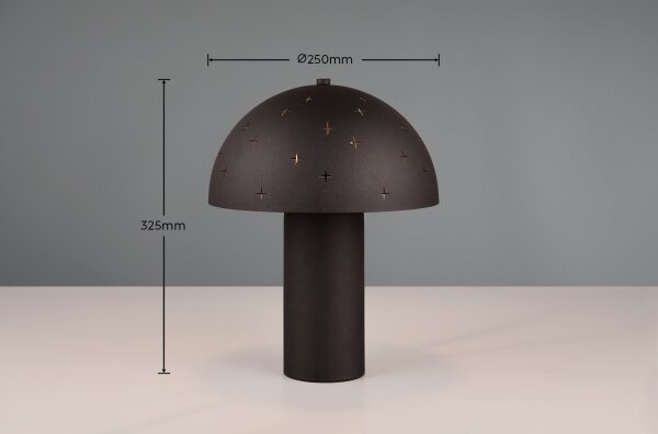 Reality - Lampă de masă SETA 1xE14/28W/230V neagră