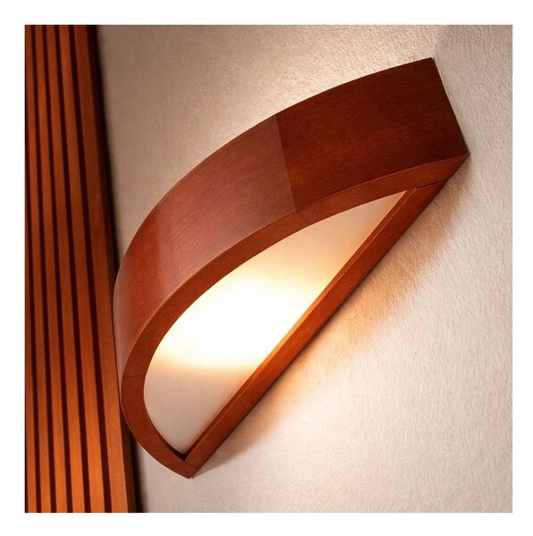 Aplica de perete NATURAL 1xE27/60W/230V pin/maro
