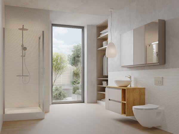 Cersanit Moduo dulap 40x14x80 cm laterala pe perete bej S590-110-DSM