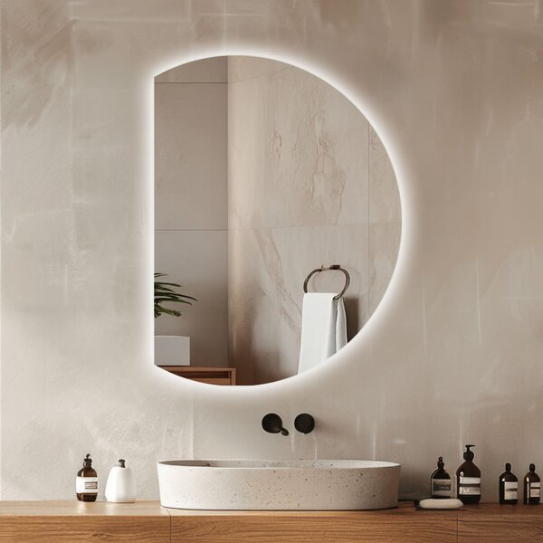Venti Moon oglindă 65x90 cm cu iluminare 5907459662948