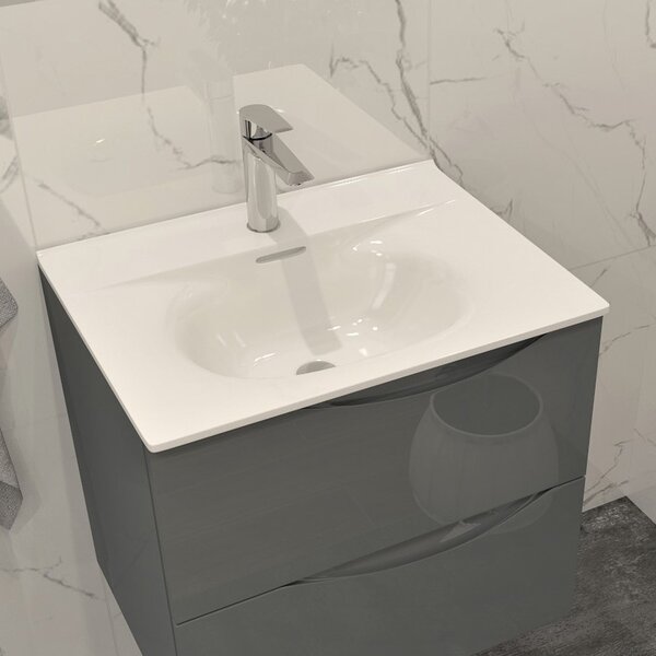 LaVita Kolorado lavoar 81x46.5 cm dreptunghiular mobilier-încastrat alb luciu 5908211416212