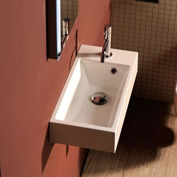 Sapho Ariana lavoar 50x25 cm dreptunghiular clasică-de blat alb luciu SM016