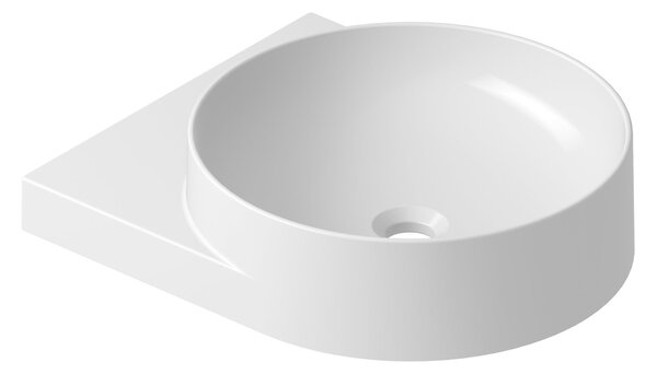 Ravak Yard lavoar 50x40.5 cm rotund clasică-mobilier alb luciu XJX01240002