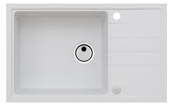 Alveus Intermezzo chiuvetă din granit 78x48 cm alb 1313011