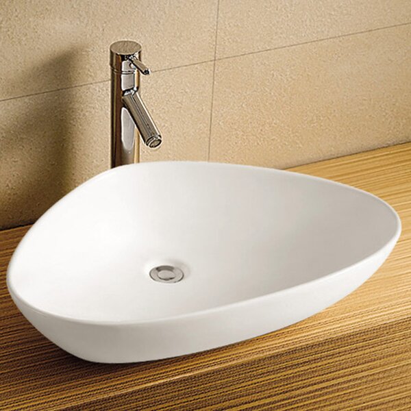 LaVita Triango lavoar 59x39 cm de blat alb luciu 5900378310174