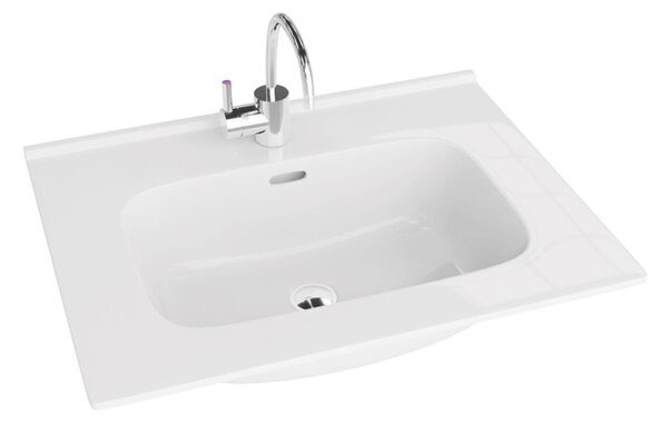 LaVita Minnesota lavoar 61x46.5 cm dreptunghiular mobilier-încastrat alb luciu 5908211416182