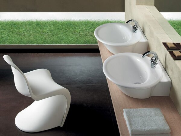 Hatria Sculture lavoar 77x58.5 cm ovale clasică alb luciu YR3701