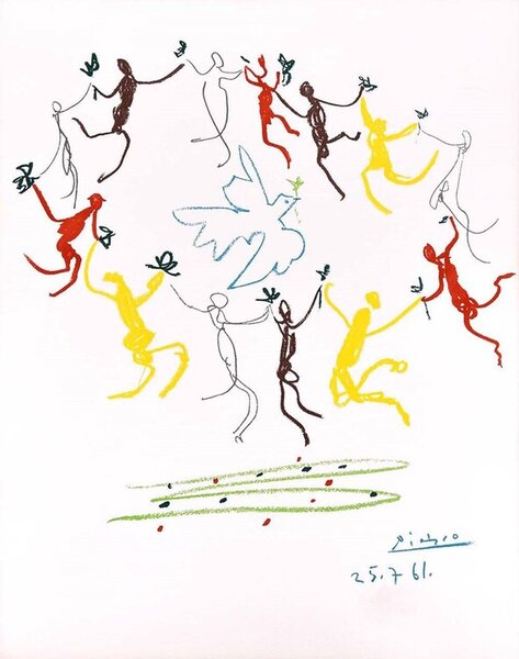 La ronde de la jeunesse Reproducere, Pablo Picasso, (60 x 80 cm)